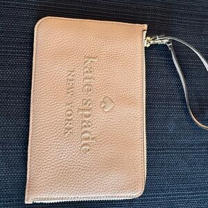 Kate Spade light pink wristlet brand new